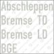 Abschleppen Bremse TD/LD BGE