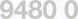 Wagennummer 9480 0, HH, 80mm