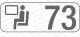 Sitzplatzreservierungsanzeige Fensterplatz 73, BR 408