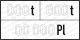 Gewicht, Platzzahl mit Eindruck XXX t XXX t XX - XXX PlvariabelSymboldarstellung nach DIN EN 15877-2 Punkt 4.5.4.1.1