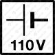 Batterien 110 VSymboldarstellung nach DIN EN 15877-2