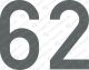 Platzanzahl 62