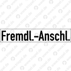 Fremdl.-Anschl., Fremdluftanschluß