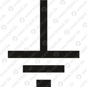 Erdleitungszeichen Symboldarstellung nach DIN EN 15877-2