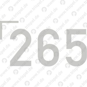 Eindruck „265“ für UIC-Raster Pos. 5 ICE 4
