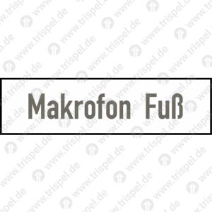 Makrofon Fuß