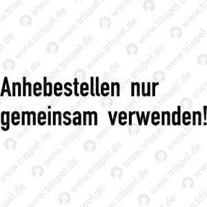 Anhebestellen nur gemeinsam verwenden !