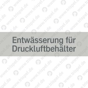 Entwässerung für Druckluftbehälter