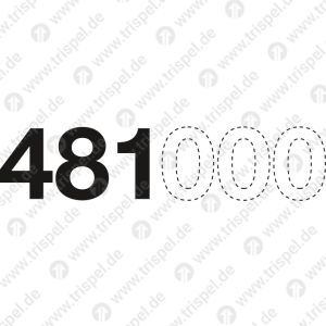 Betriebsnummern 481XXXvariabel