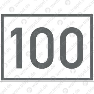 Höchstgeschwindigkeit 100