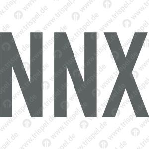 Eindruck “NNX” für das Verlängerungsraster unter dem Untersuchungsraster