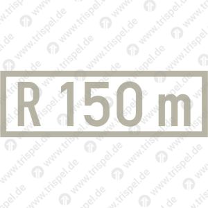 Befahrbarkeit BogenhalbmesserR 100 mSymboldarstellung nach DIN EN 15877-2 Punkt 4.5.20