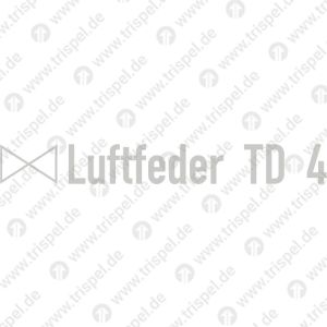 Absperrhahn + Luftfeder TD 4, für Tutoprom-Beschichtung