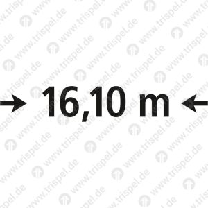 Drehzapfenabstand 16,10 m