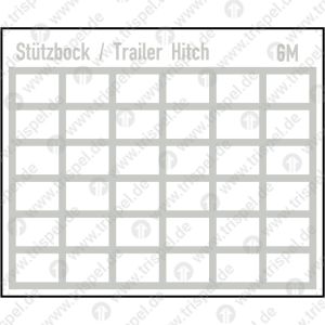 Fristenraster Stützbock/Trailer Hitch 6M