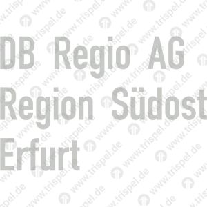 HeimatanschriftDB Regio AGRegion SüdostErfurt