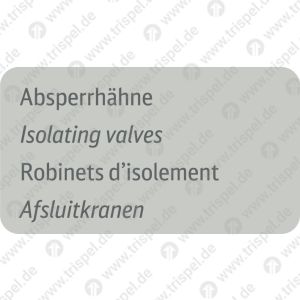 Absperrhähne4-sprachig D, E, F, NL