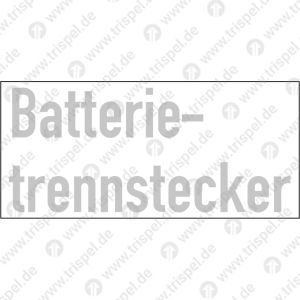 Batterie-trennstecker