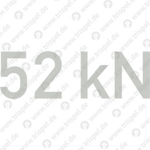 52 kN, 40 mm