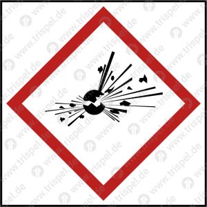 GHS01Gefahr Unstabil, Explosionsgefahr