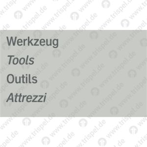 Werkzeug4-sprachig D, E, F, I