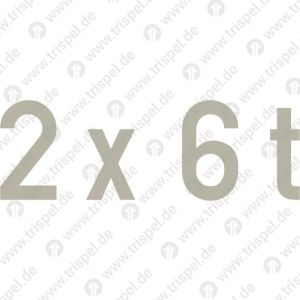 Bremsgewicht 2 x 6t