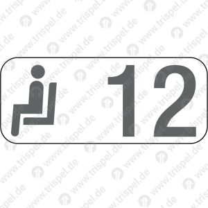 Sitzplatzreservierungsanzeige Gangplatz 12, BR 408
