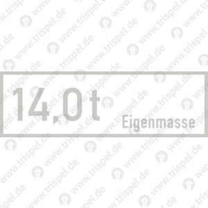 Eigenmasse 14,0 t