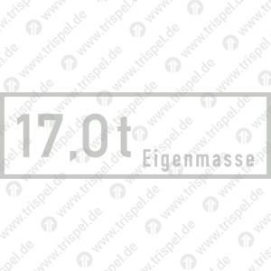 Eigenmasse 17,0 t
