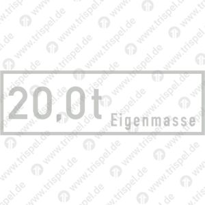 Eigenmasse 20,0 t