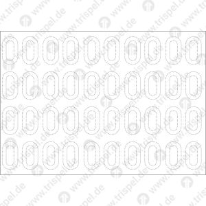 Ziffern zweistellig 10, 11, 12, 20, 2140mm, FM,auf A4 Bogen