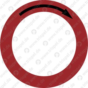 Kennzeichnung / Rückstellvorrichtung mit Pfeilø innen 22 mm