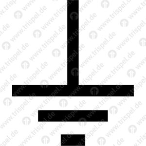 Erdungsschutz - Symboldarstellung nach DIN EN 15877-2