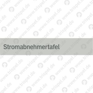Stromabnehmertafel