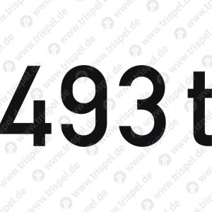 Gewicht 493tSymboldarstellung nach DIN EN 15877-2