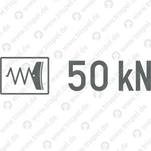 FeststellbremskraftFederspeicherbremse 50 kN
