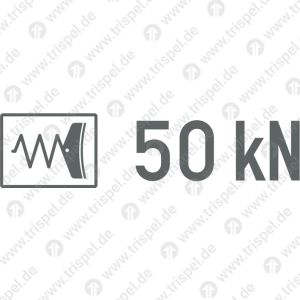 FeststellbremskraftFederspeicherbremse 50 kNfür TUTOPROM-Beschichtung