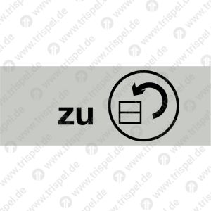 Bedienung Verriegelung Wartungsklappe links