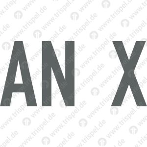 Kurzzeichen "AN X