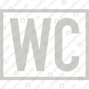 WC - Abwasser AbsaugstutzenSymboldarstellung nach DIN EN 15877-2 Punkt 4.5.16