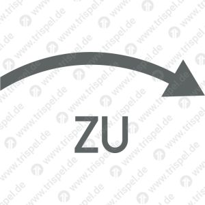 Zu mit Pfeil nach rechts,zu unter dem Pfeil