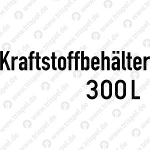 Kraftstoffbehälter 300L