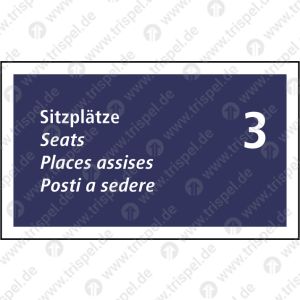 Sitzplätze für 3 Menschen mit körperlicher Beeinträchtig4 sprachig, D, E, F, IProjekt: VBB