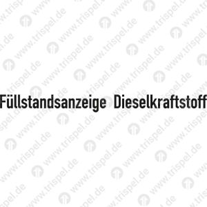 Füllstandsanzeige Dieselkraftstoff