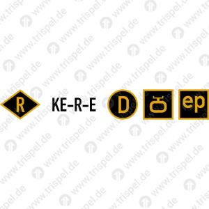 Bremsbauart für Velaro MS“R” KE-R-E (D) Motiv für Notbremsüberbrückung epSymboldarstellung nach DIN EN 15877-2